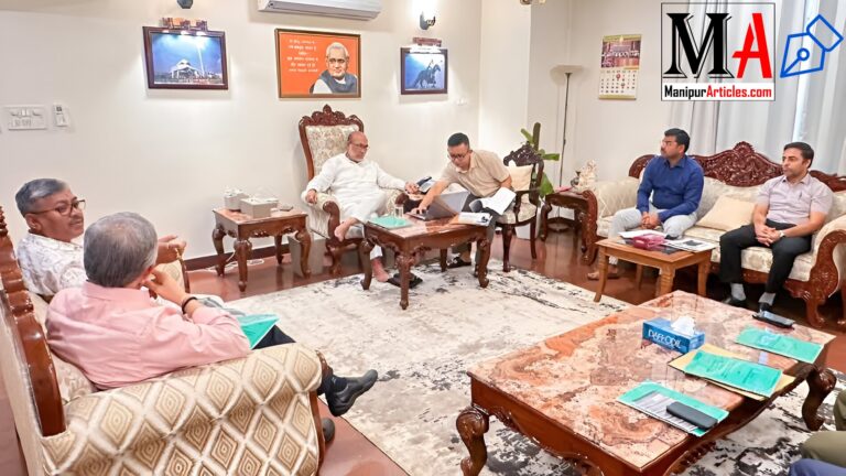 Manipur CM and PWD Officials Discuss Development Plans to Boost Urban and Rural Growth