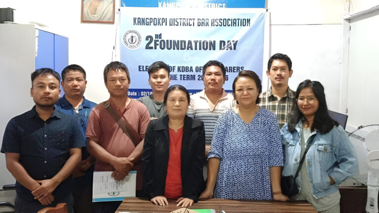 Manipur Kangpokpi Bar Association Marks 2nd Foundation Day with New Leadership