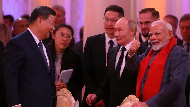 PM Modi, Vladimir Putin, and Xi Jinping Showcase Unity at BRICS Summit Following India-China Border Agreement