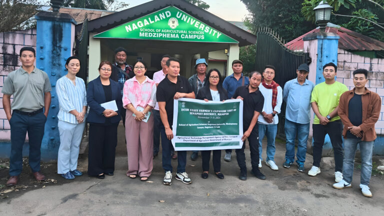 Nagaland University Hosts Manipur Farmers for Agricultural Training