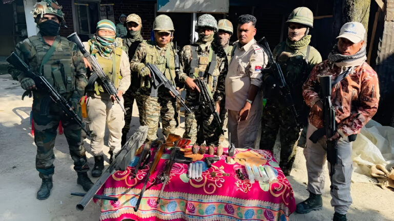 Massive Arms Haul in Manipur: Security Forces Strengthen Vigilance in Hill and Valley Districts