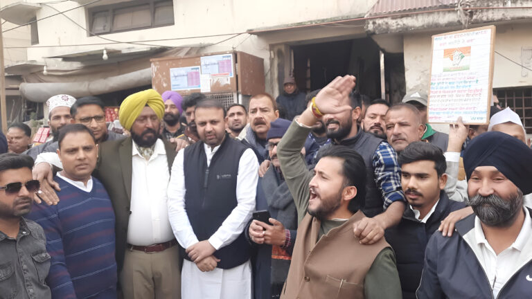 Congress Stages Protest in Jammu Over Adani Controversy, Manipur Crisis, and J&K Statehood