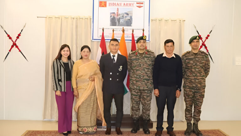 Manipur Youth Honored by Army for President’s Bronze Medal at NDA