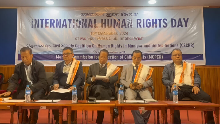 Urgent Call for Action on Human Rights in Manipur: Insights from International Human Rights Day Observance