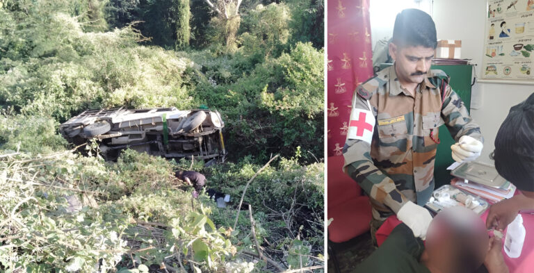 Assam Rifles Provides Emergency Medical Aid to Road Accident Victims in Manipur