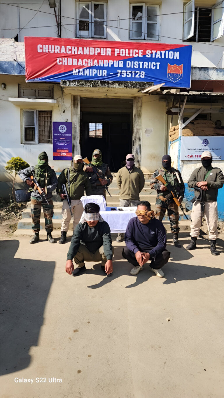 Manipur: Two Arrested with Drugs in Churachandpur