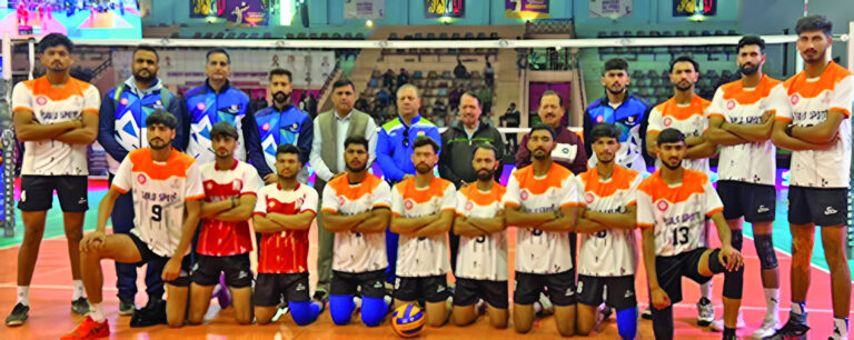 Jammu & Kashmir Volleyball Team Triumphs Over Manipur, Advances to Pre-Quarterfinals