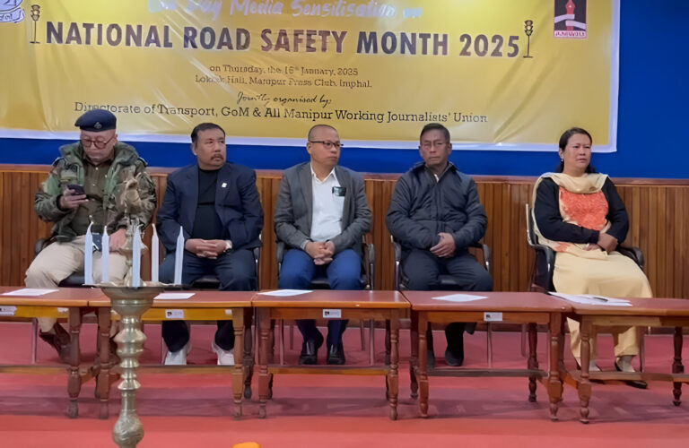 Media Sensitization Program on Road Safety Held at Manipur Press Club