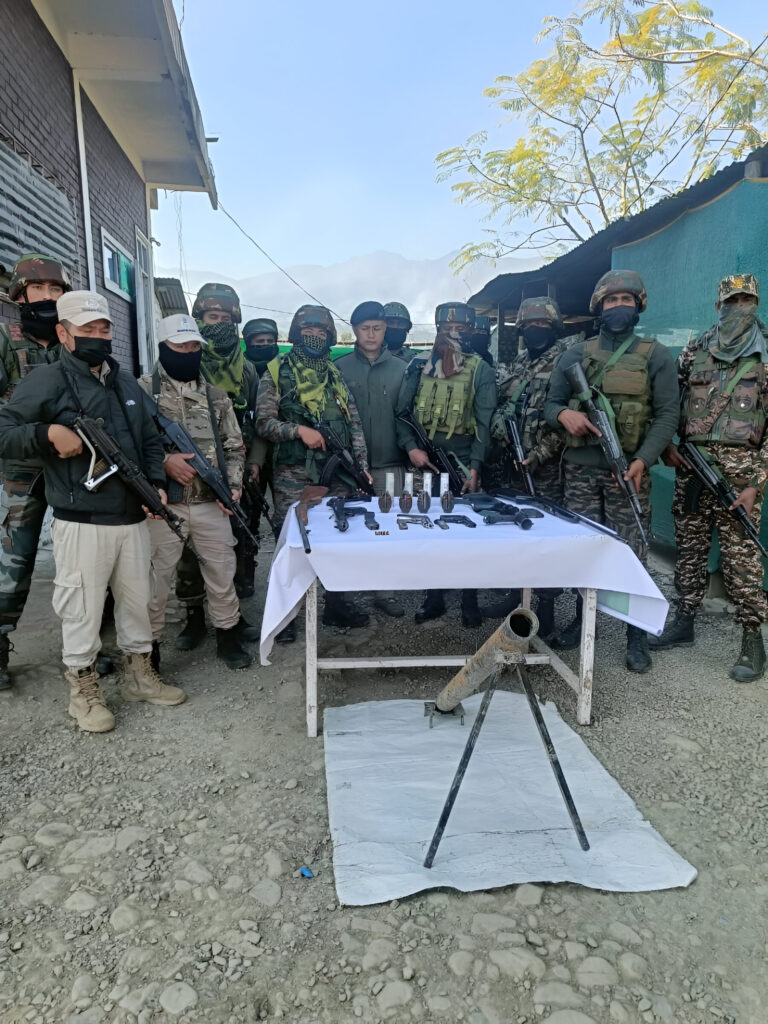 Manipur: Security Forces Seize Weapons and Ammunition in Churachandpur District