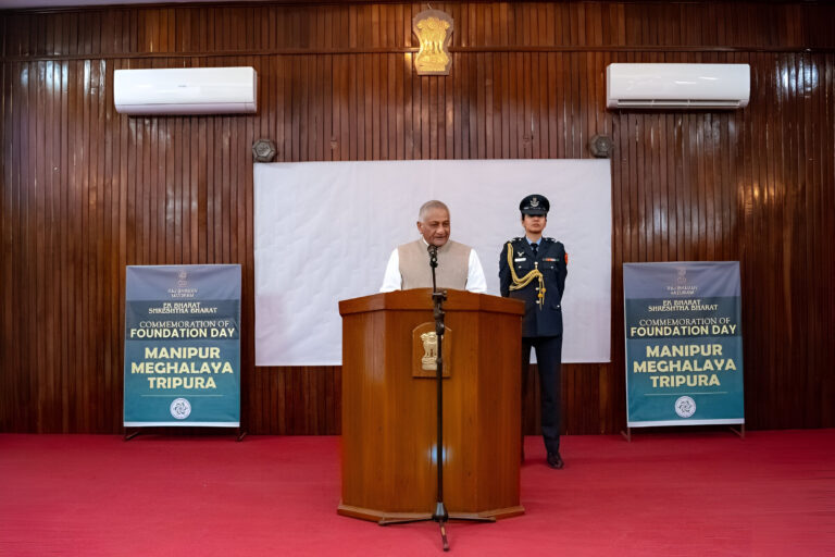 Mizoram Governor Celebrates Foundation Day of Manipur, Meghalaya, and Tripura