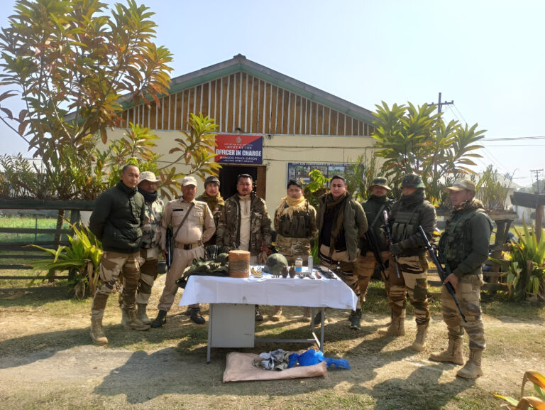 Manipur Security Forces Seize Arms and Ammunition in Wangoo Area