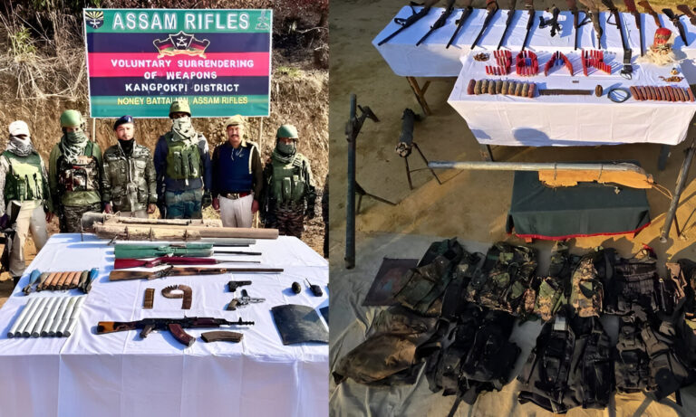 Manipur 72 Weapons, Rocket Launcher Surrendered to Indian Army: A Landmark Moment in Regional Security