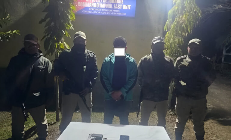 Manipur Police Arrest UNLF Member in Arms Smuggling & Extortion