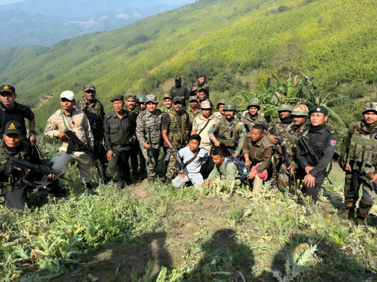 Manipur Security Forces & Forest Department Destroy Illicit Poppy Cultivation in Tamenglong: A Step Towards a Safer Future