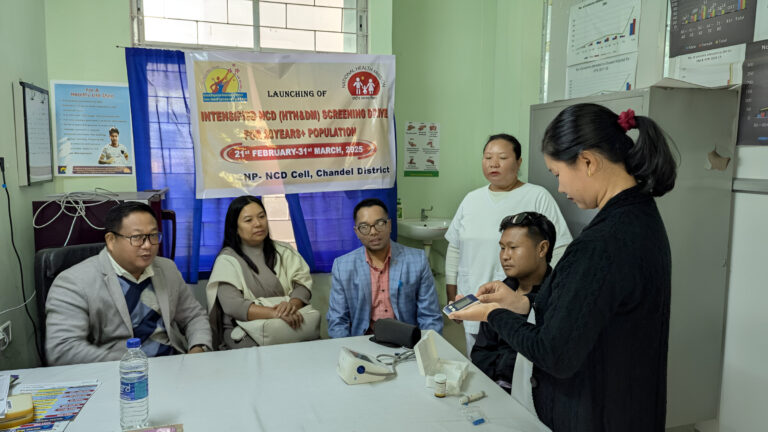 Manipur Intensified NCD Screening Campaign Launched in Chandel: A New Chapter in Public Health