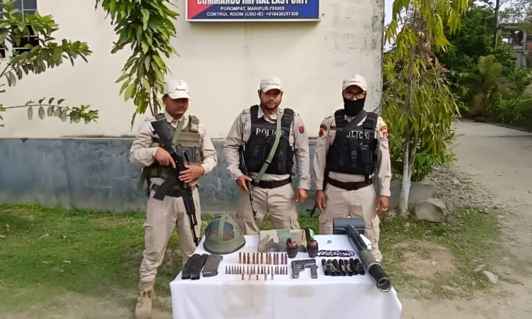 Manipur: Security Forces Recover Weapon Cache in Imphal East