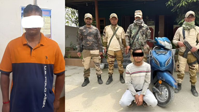 Manipur Security Forces Intensify Operations: Two Arrested, Three Illegal Bunkers Destroyed