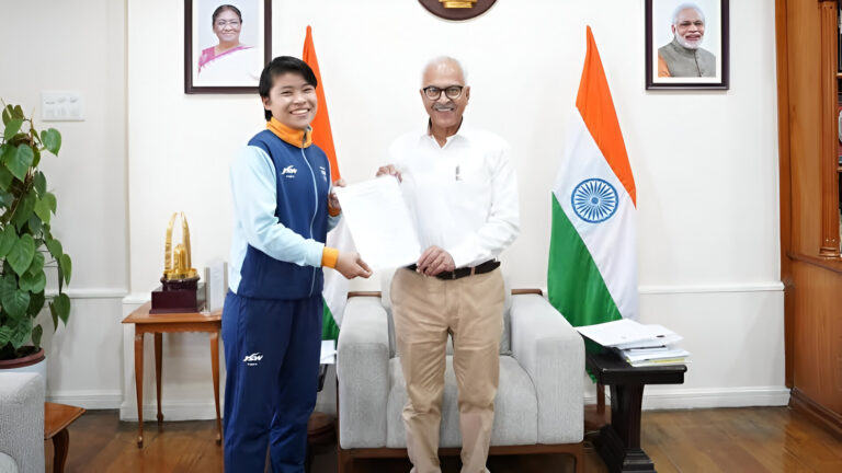 Manipur: Wushu Champion Receives Police Appointment from Governor