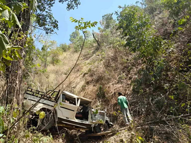 Four Killed, Six Injured in Tragic Road Accident at Poi Village in Ukhrul