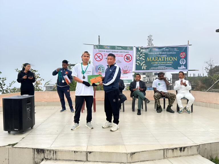 Manipur Marathon in Tamenglong Promotes Nasha Mukt Bharat Campaign: Running Toward a Healthier, Drug-Free Future