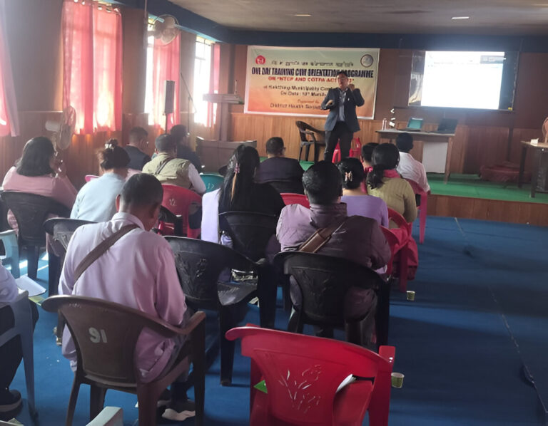 Manipur Training Programme on Tobacco Control Held in Kakching