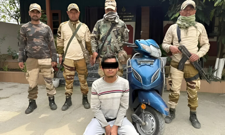 Manipur Police Arrest Two Vehicle Lifting Gang Members