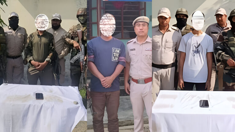 Manipur Police Arrest Three Militants and Recover Major Weapons Haul