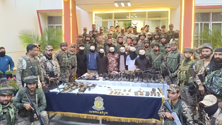 Manipur Police Arrest Eight KCP (PWG) Militants, Seize Weapons