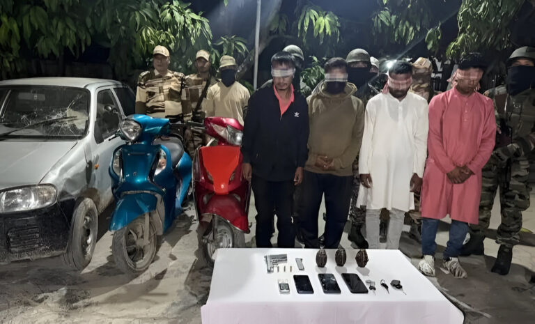 Manipur: 11 Insurgents Arrested for Extortion; Arms & Ammo Seized