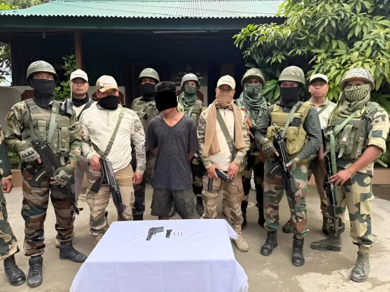 Manipur: Security Forces Arrest 5 Insurgents from PLA, KCP, and UPPK; Weapons Seized