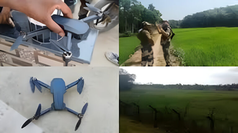 Drone Discovery Near India-Bangladesh Border in Assam Sparks Security Concerns