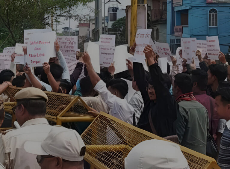 Manipur: DESAM Stages Protest Rally Demanding Full Implementation of NEP 2020