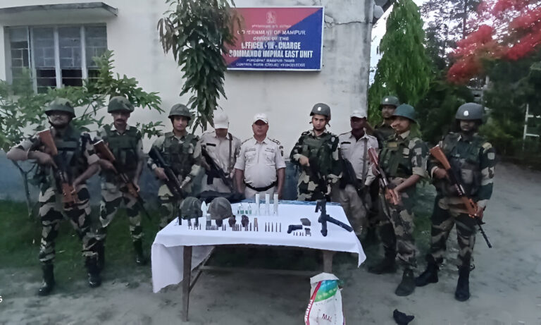 Manipur: Anti-Social Camp Busted, Arms Seized in Imphal East