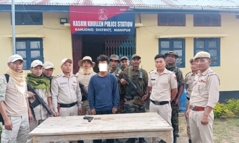 Manipur: PREPAK Cadre Arrested, Weapon Seized in Kamjong