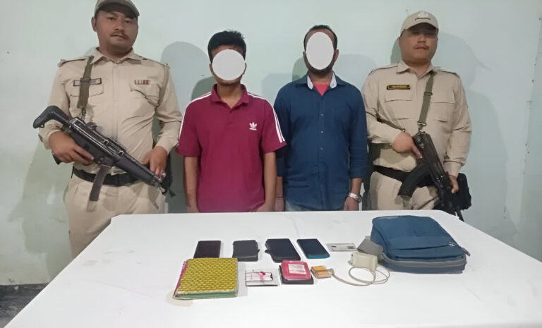 Manipur Police Crack Down on Illegal SIM Card Sales in Thoubal