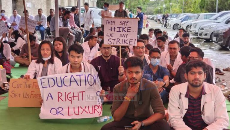 Manipur’s JNIMS Resident Doctors to Boycott Emergency Services from May 26