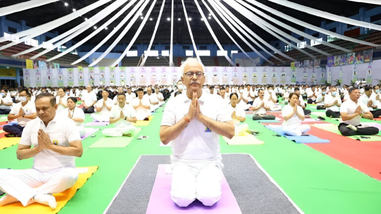 Manipur observes International Yoga Day with enthusiasm, Governor Ajay Kumar Bhalla leads celebrations