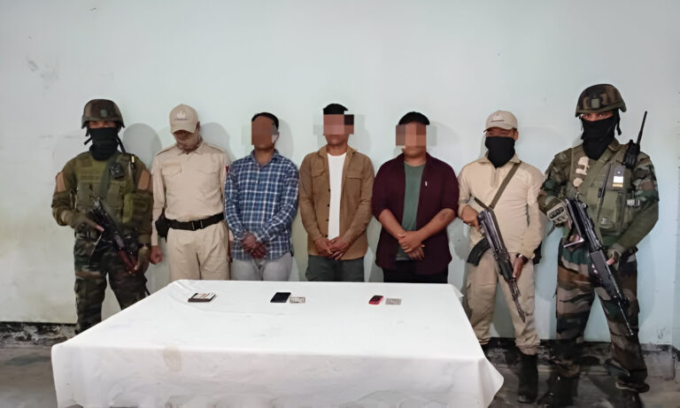 Manipur: Four PLA Cadres Arrested for Extortion in Imphal Valley