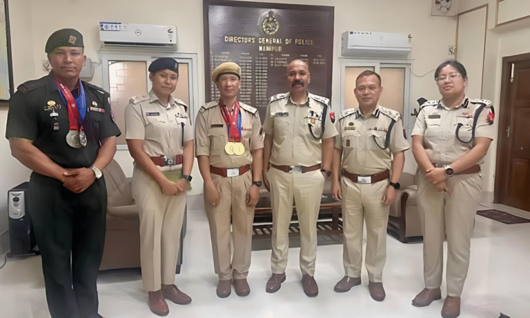 Two Manipur Cops Bag 5 Medals at World Police & Fire Games 2025 in USA