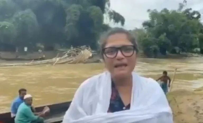 Assam: Cachar connectivity disrupted again as bamboo bridge collapses