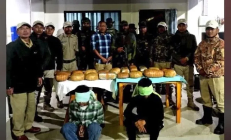 Big Bust at the Border:  Manipur-Nagaland border Police Nabs 21.8 kg Ganja