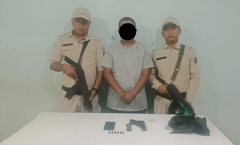 Manipur: 42-year-old man arrested with illegal firearm in Imphal West