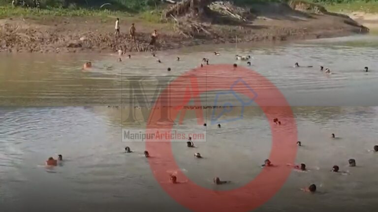 Reclaiming Roots: Dolaithabi Villagers Cross Iril River to Reclaim Homes Amid Threat of Agitation