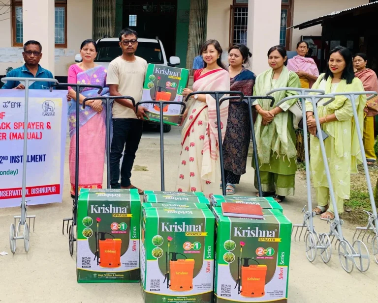 Manipur DC Bishnupur Distributes Farming Equipment to 39 Beneficiaries Under RKVY — A Boost for Small Farmers and Local Mechanisation