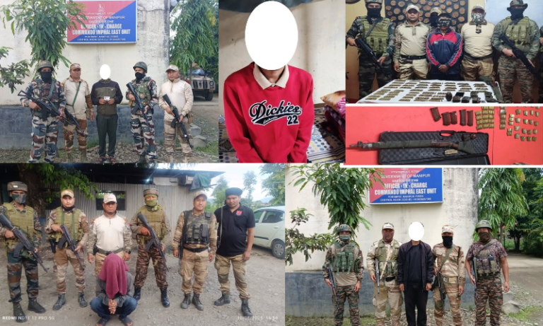 Manipur: Security Forces Nab UNLF-P & KCP Cadres