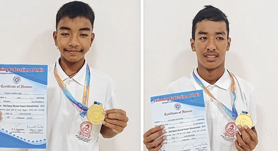 KOIJAM ATHOIBA SINGH AND PURVI RITESH NAYAK SHINE AT JUNIOR NATIONAL AQUATIC CHAMPIONSHIP 2025