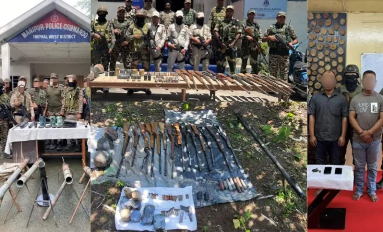 MANIPUR SECURITY FORCES BUST INSURGENT RING: 15 CADRES ARRESTED, ARSENAL SEIZED