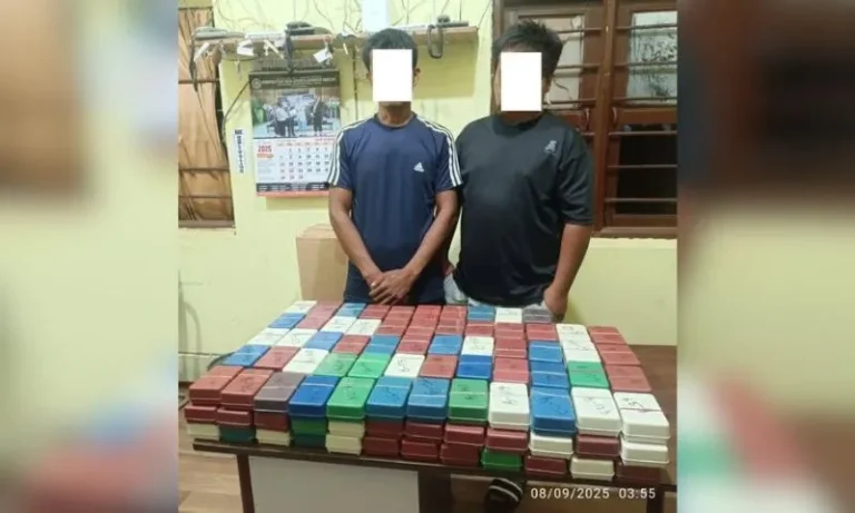 Security Forces Arrest Two Suspected Smugglers — 176 Soap Cases of Brown Sugar Seized in Manipur