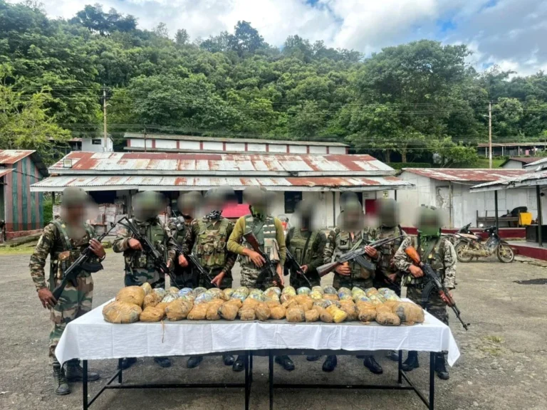 Security Forces Apprehend Militants, Recover Weapons and Explosives in Joint Operations Across Manipur