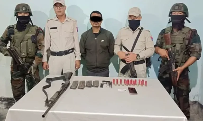 Manipur KYKL Cadre Arrested, Weapons Seized Ahead of PM Modi Visit